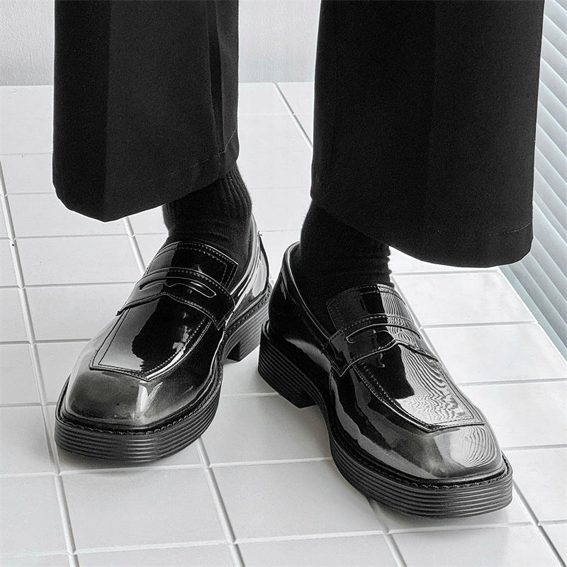 Men's Penny Business Formal Wear Square Toe Men's Casual Shoes