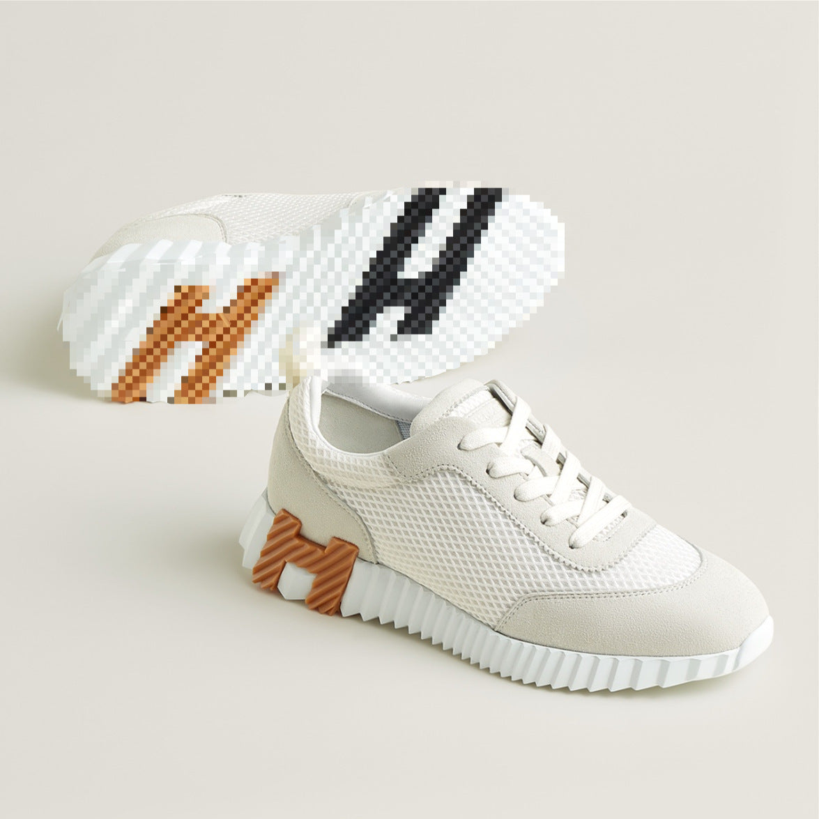 Women's & Men's White Thick-soled Couple Flat Breathable Running Women's Fashion Shoes
