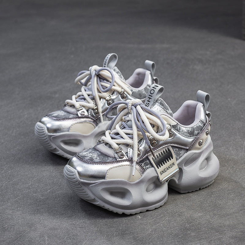 Women's Distressed Fried Street Dad Sports Style Casual Shoes