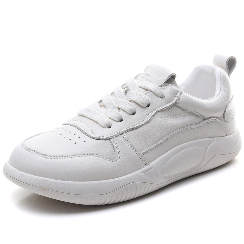 Women's Comfortable White Genuine Spring Sports Leisure Women's Casual Shoes