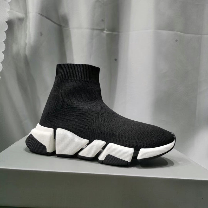 Women's & Men's Straight Comfortable Sock Knitted Fabric Couple Women's Casual Shoes