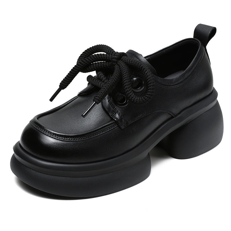 Women's Muffin Thick-soled British Style Autumn Commuter Women's Casual Shoes