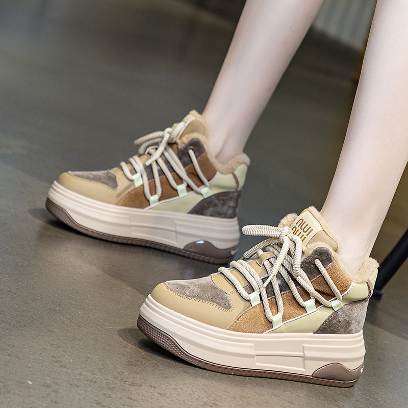 Insole Assorted Colors Fleece Version Insulated Sneakers