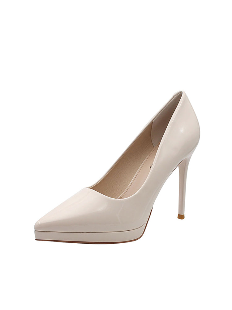Women's Spring Patent Waterproof Platform Not Tired Women's Shoes