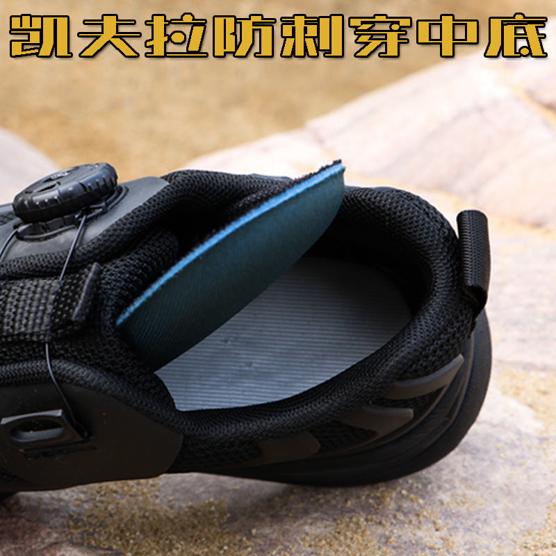 Training Summer Physical Fitness Automatic Buckle Men's Sports Shoes