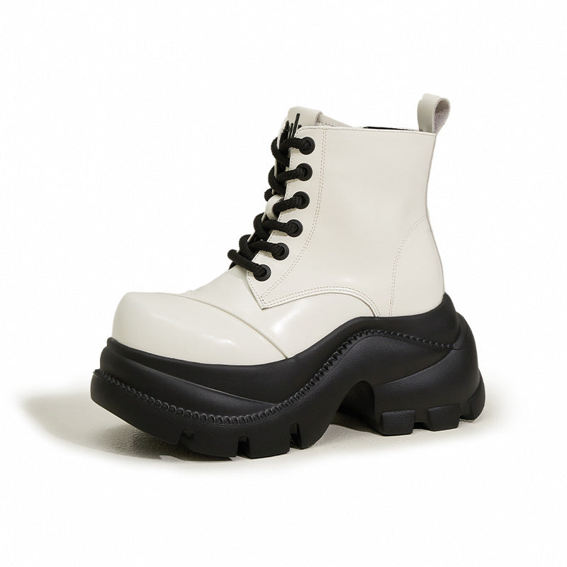 Women's Platform Warm Versatile Small Height Increasing Women's Fashion Shoes