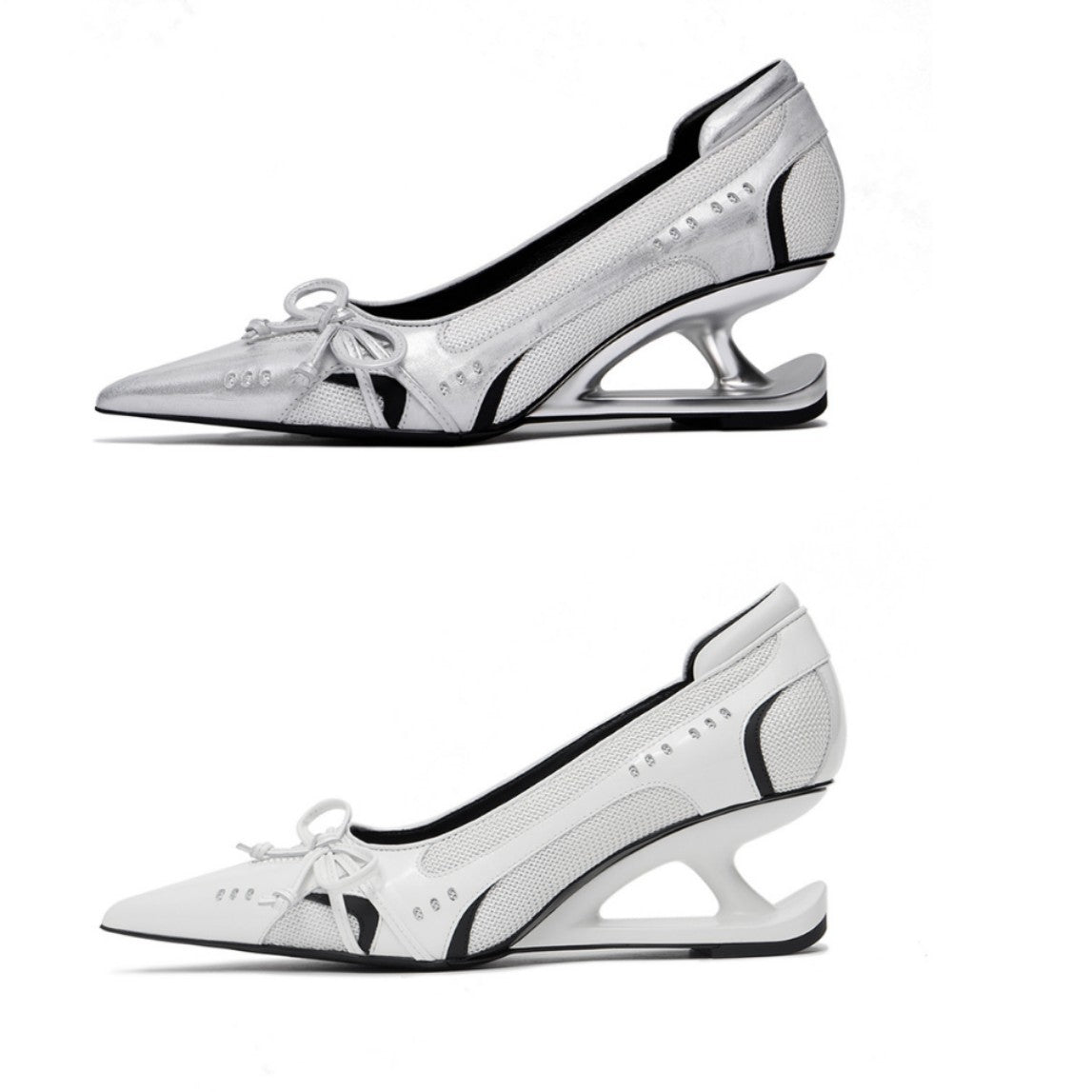 Future Style Bow Sports Retro Racing Women's Shoes