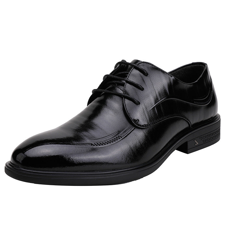 Men's Business Formal Wear Soft Bottom Top Leather Shoes
