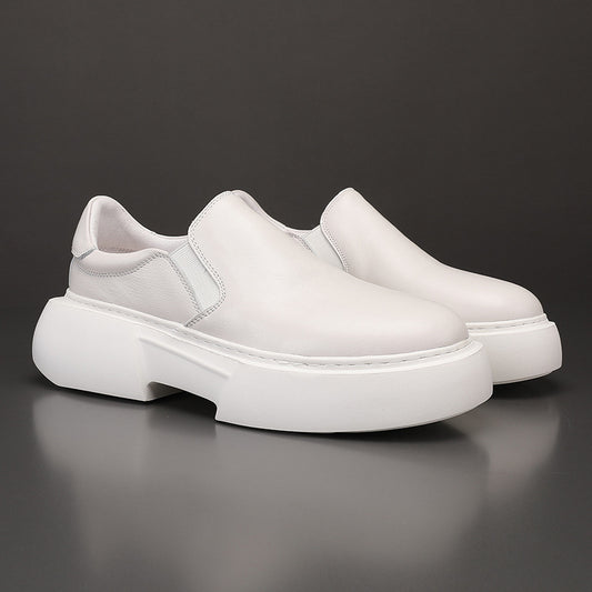 Men's White Summer Breathable Slip On Fashion Casual Shoes