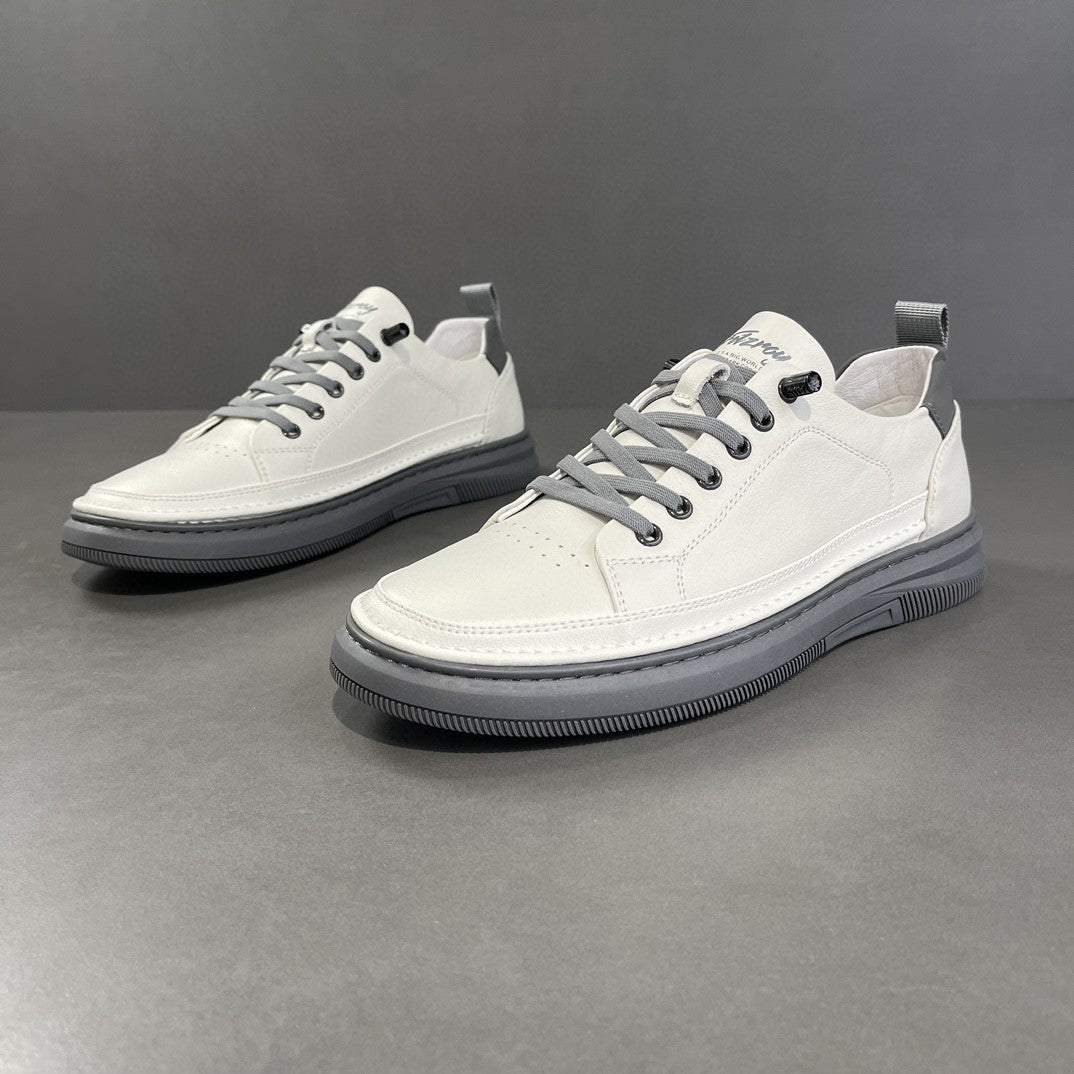 Trendy Casual Men's Genuine Flat Fashionable Men's Board Shoes