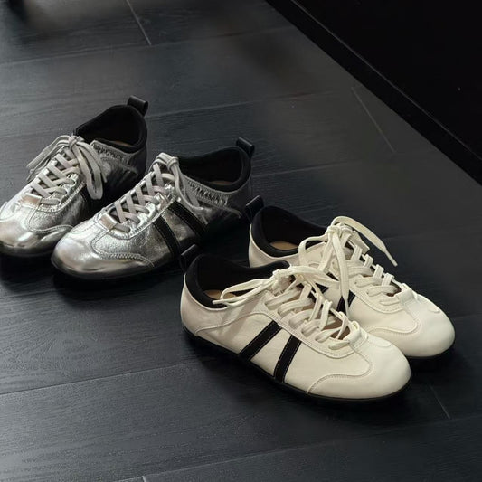 Women's Style Ugly Cute First Layer Cowhide Women's Casual Shoes