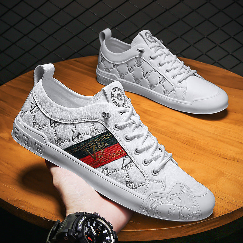 Men's Fashion Personalized Trendy Green Four Sets Casual Shoes