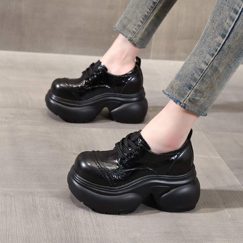 Women's Thick Bottom Invisible Elevated Spring Korean Style Loafers