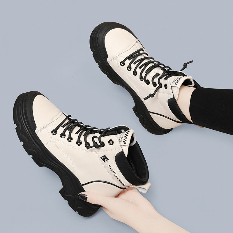 Women's Martin Platform Female Fashionable Booties Boots