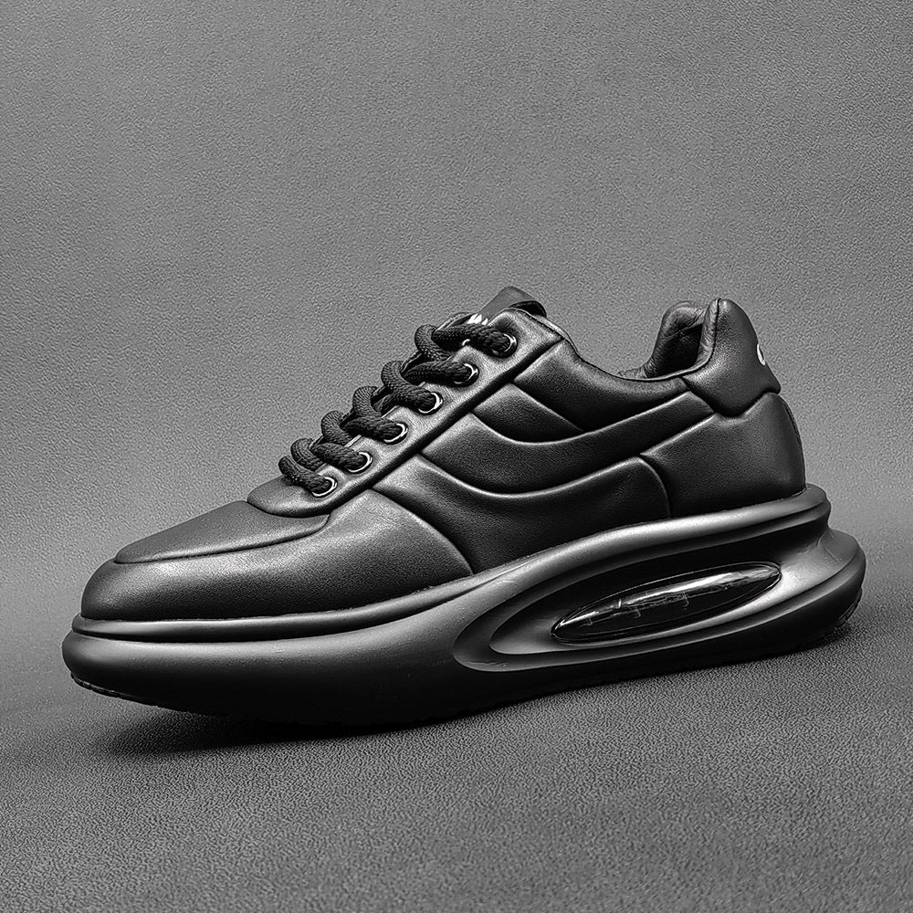 Men's First Layer Cowhide Autumn Versatile Fashionable Sneakers