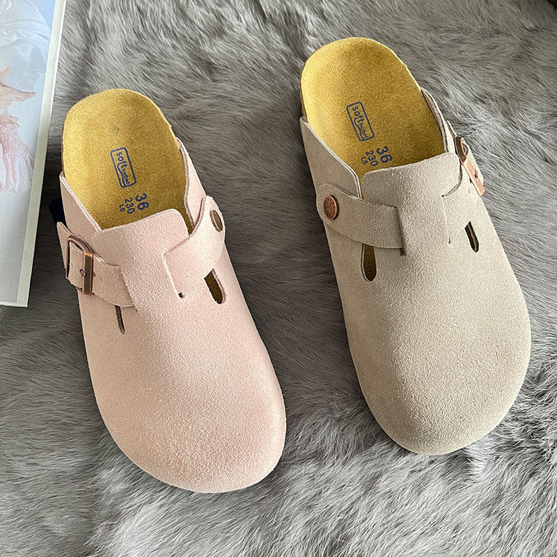 Genuine Couple Essential Street Shot Closed Toe Slippers