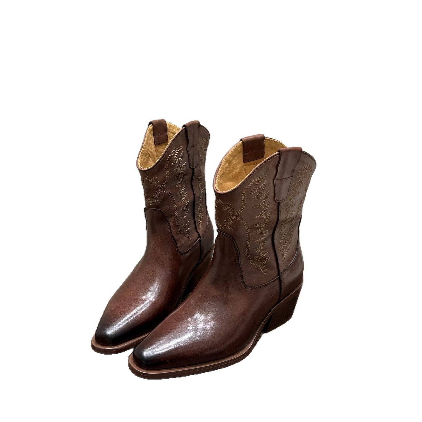 Women's For Knee-high Genuine Inside Outside Thick Mid Women's Leather Boots