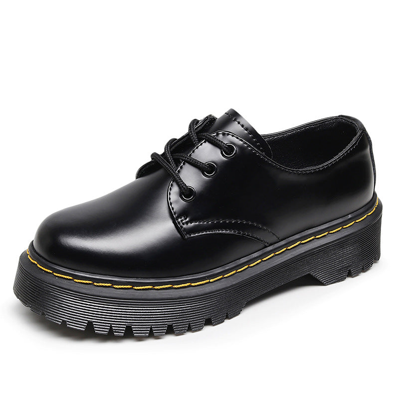 Women's Bottom Holes Martin Low-cut Genuine British Style Boots