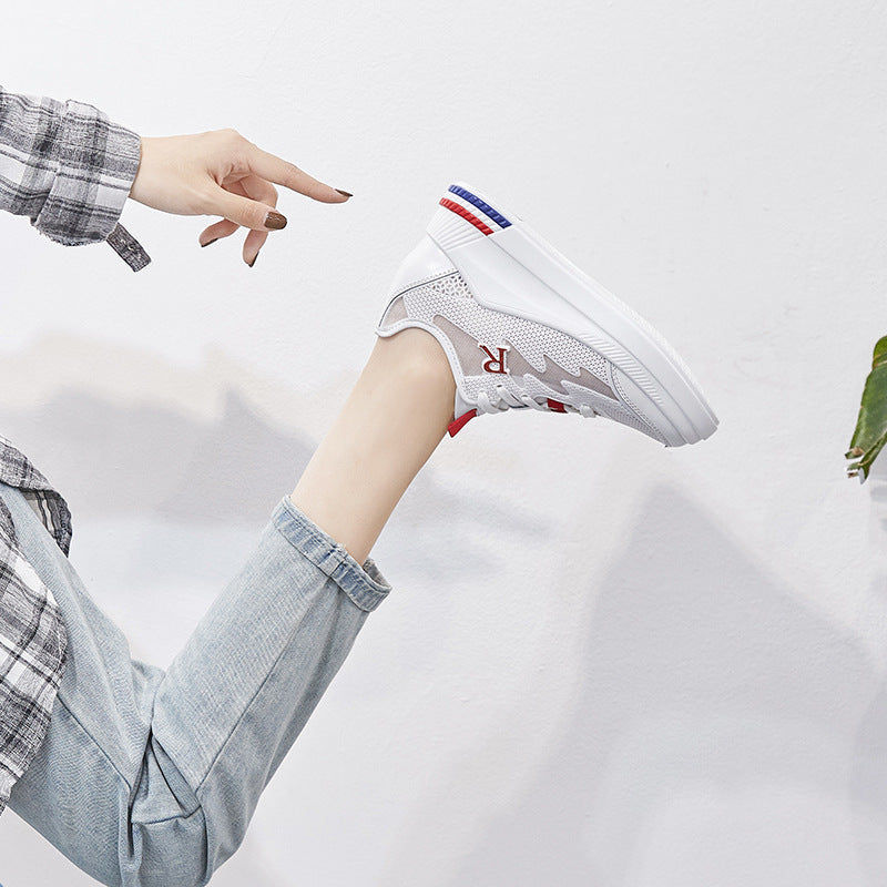 Women's Mesh Surface Breathable White For Invisible Sneakers