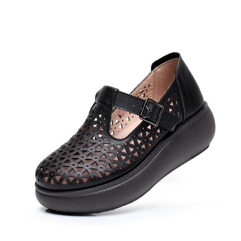 Women's Style Genuine Platform Mom Plus Size Casual Shoes
