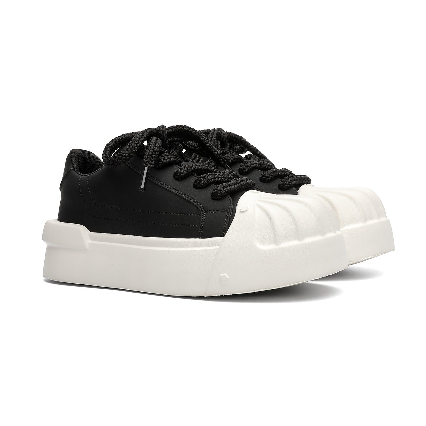 Men's Trendy Shell Toe Thick Sole Increased Leisure Sports Men's Board Shoes