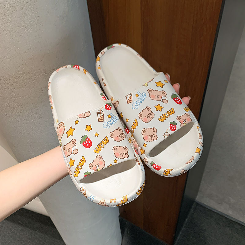 Women's Summer Korean Fashionable Thick-soled Home Bathroom Sandals