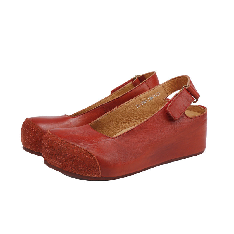 Women's Round Toe Comfortable Low-cut Slip-on Soft Sandals