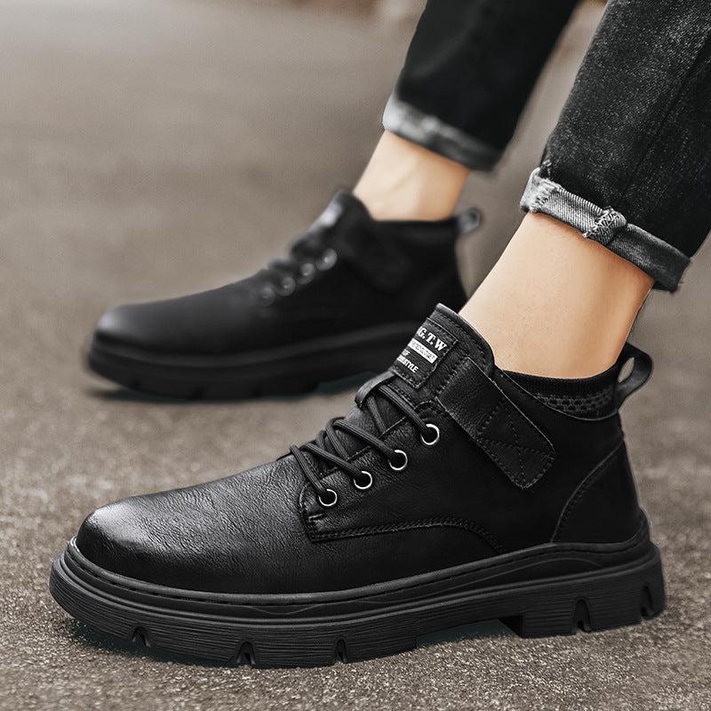 Winter Fleece-lined Warm High Top Working Boots