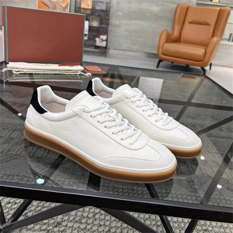 Men's Genuine Retro German Training Fashion Sports Breathable Suede Sneakers