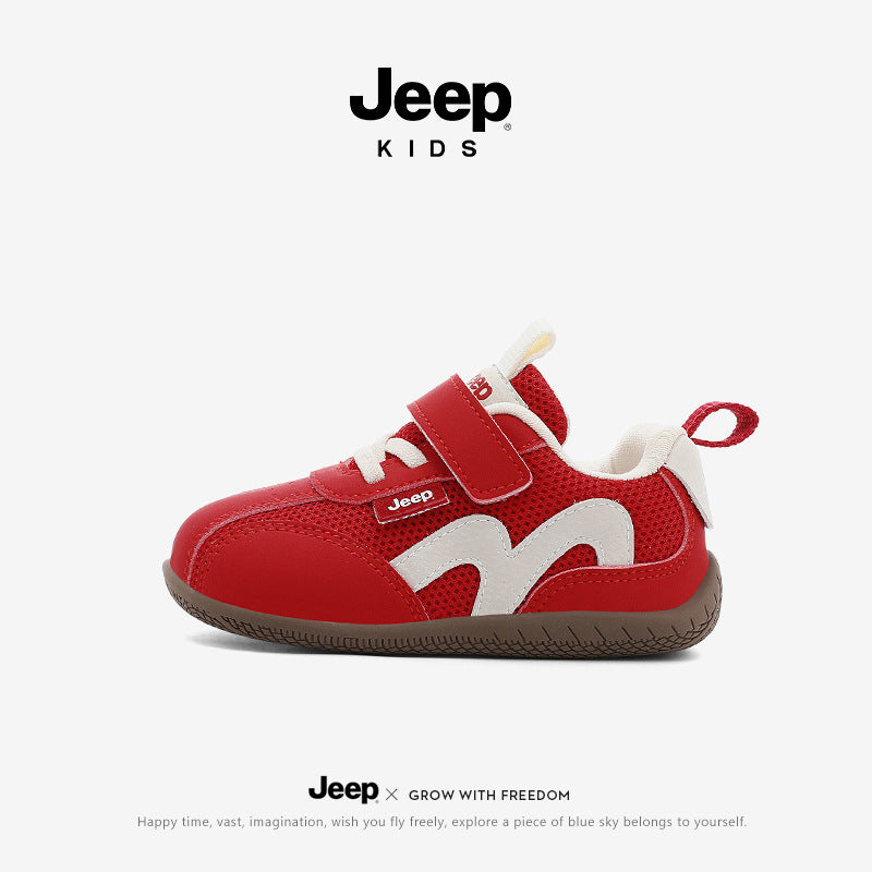 Men's Toddler Spring Breathable Mesh Little Red Children's Sports Shoes