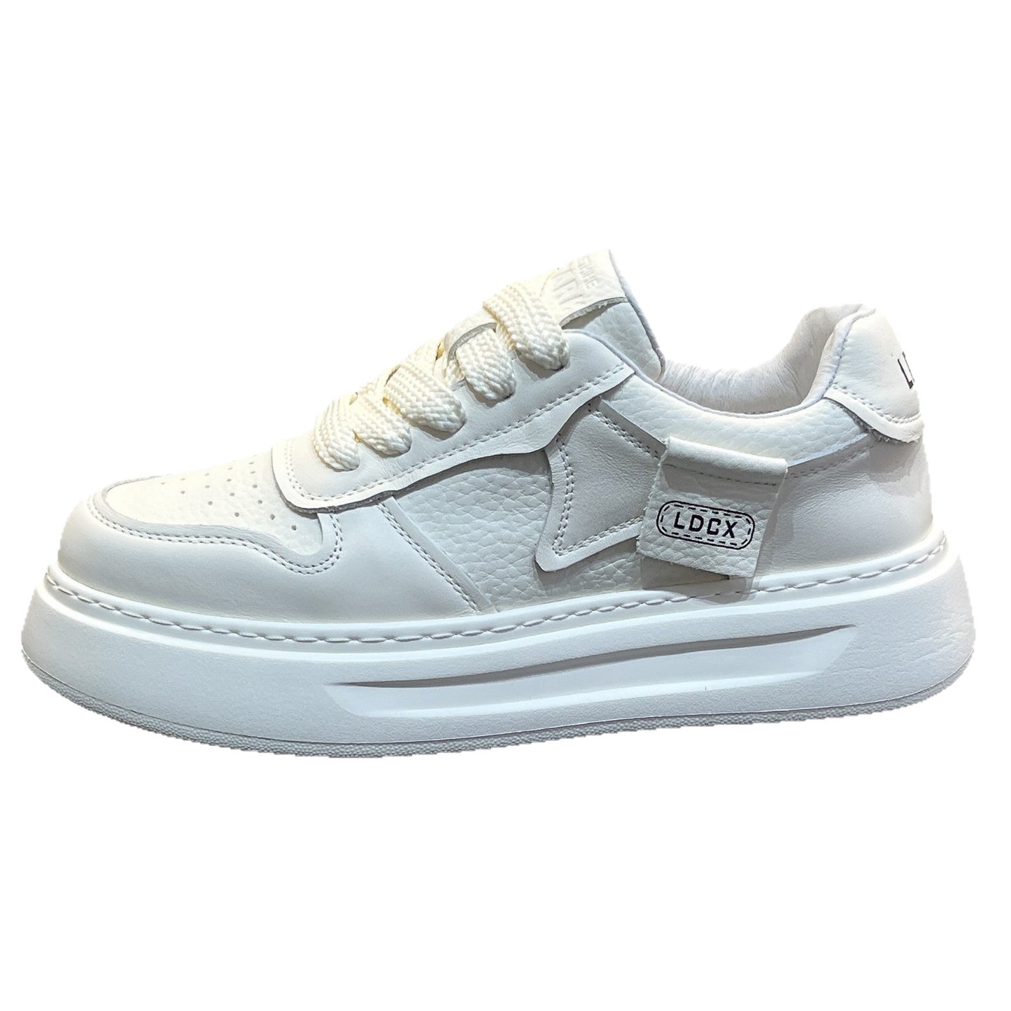 Men's Autumn White British Simple Versatile Platform Men's Board Shoes