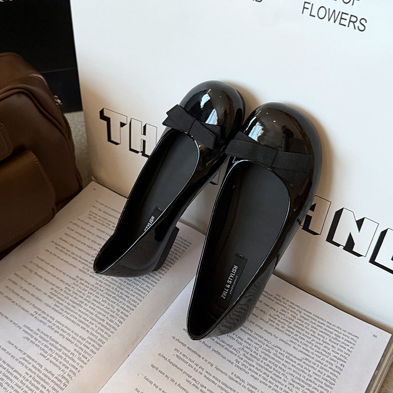 Women's Round Toe Sweet Grandma Mary Jane Women's Shoes