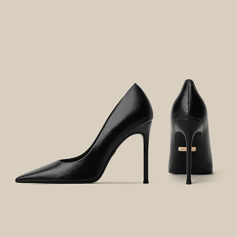 Women's Soft High Stiletto Pointed Toe Nude Women's Fashion Shoes