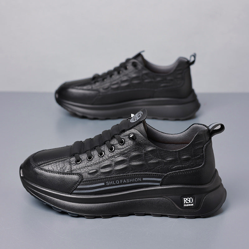 New Classy Men's Spring Soft Cowhide Men's Sports Shoes