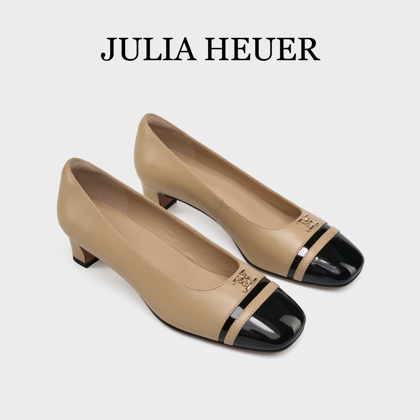 Women's Julia Hull Square Toe High Comfortable Women's Shoes