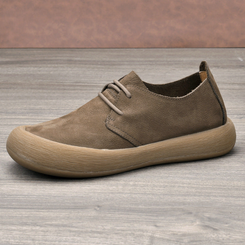 Men's Fashion Genuine Soft Martin Trendy Retro Leather Shoes