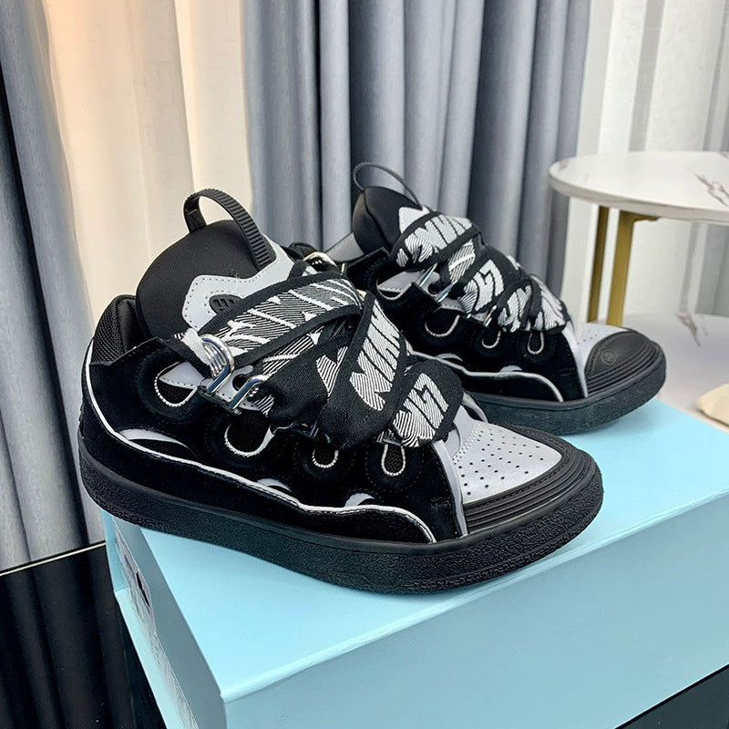 Men's Top Layout Ankle Dad Thick Bottom Men's Casual Shoes