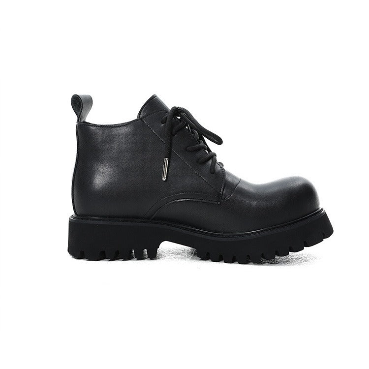 Women's & Men's Autumn Platform Martin Niche Tooling Motorcycle Boots