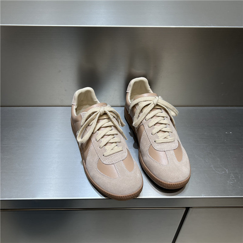 Women's Handmade Sier German Training Sports Flat Sneakers