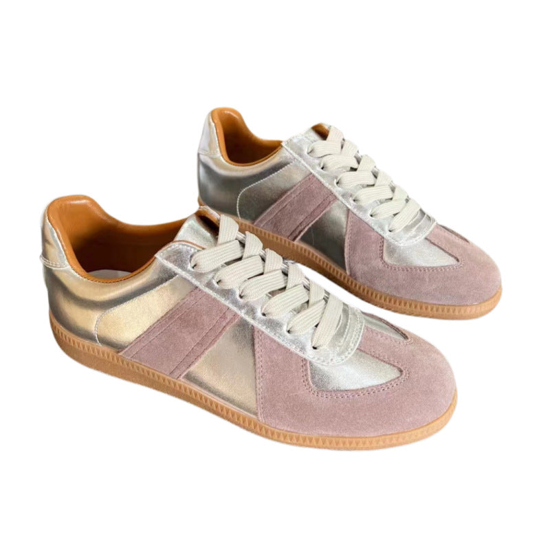 Women's & Men's Couple Fashion Retro White Genuine German Men's Sports Shoes
