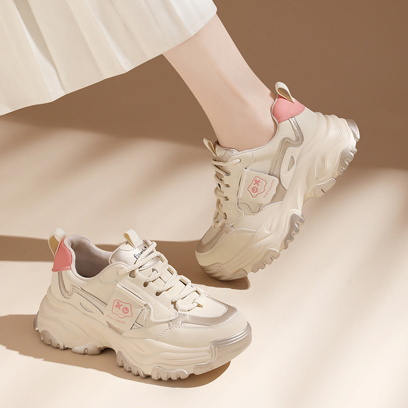 Women's Clearance Sports Thick-soled Dad Spring Travel Sneakers