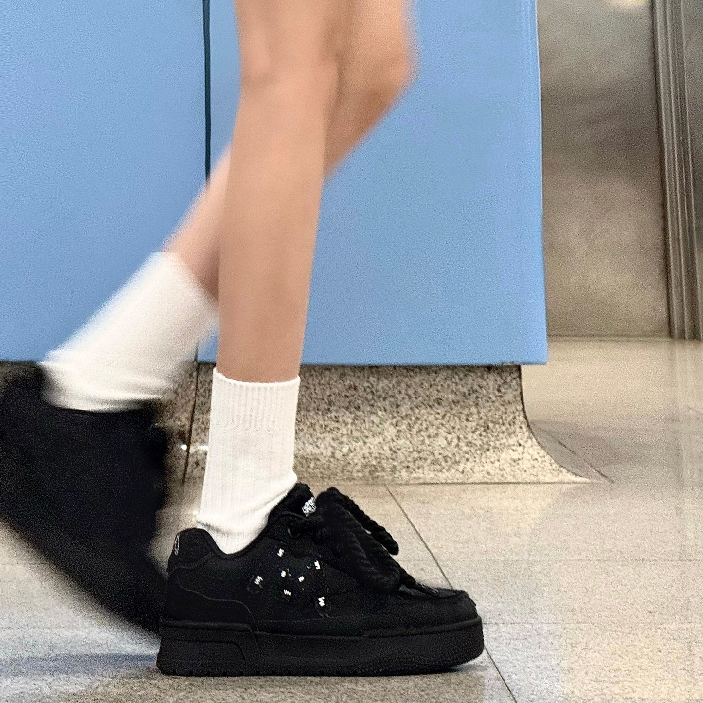 Men's & Women's Series Street Style Black Warrior Bread Men's Board Shoes