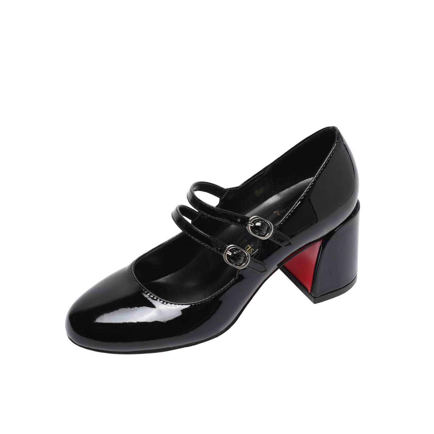 Buckle Chunky Mary Jane High Pumps School Not Tired Feet Heels