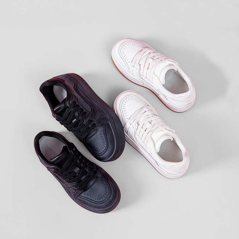 Women's White For Spring Thick-soled Sports Skate Women's Board Shoes