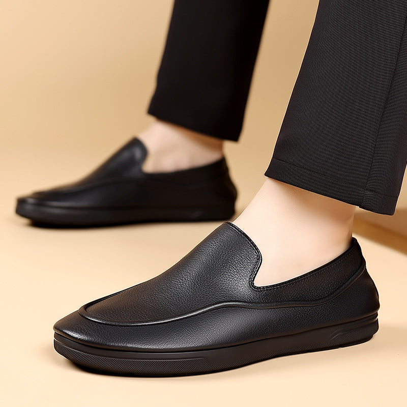 Men's Formal Wear Big Toe Thick Bottom Men's Casual Shoes