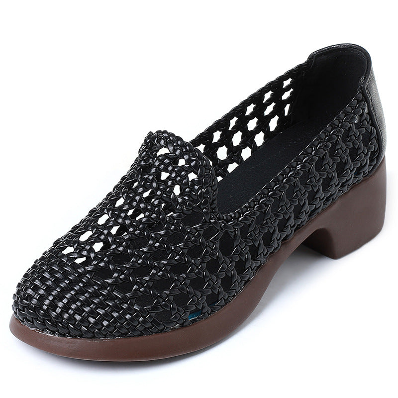 Women's Closed Toe Summer Mid Soft Bottom Sandals