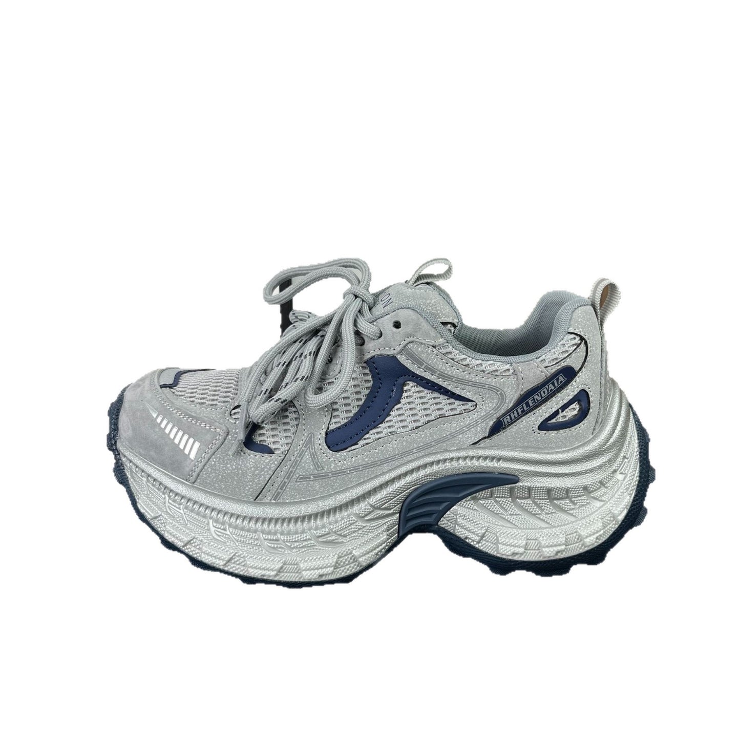 Women's Spring Thick Bottom Dad Breathable Mesh Sneakers