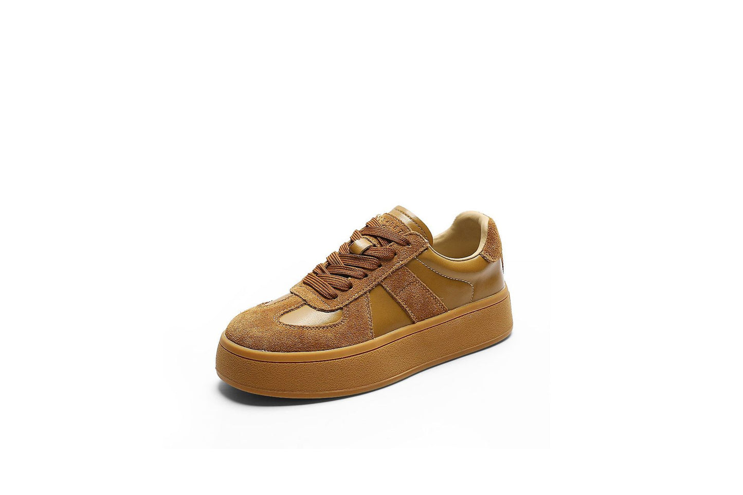 Women's Autumn Korean Style Round Head Thick Bottom Women's Casual Shoes