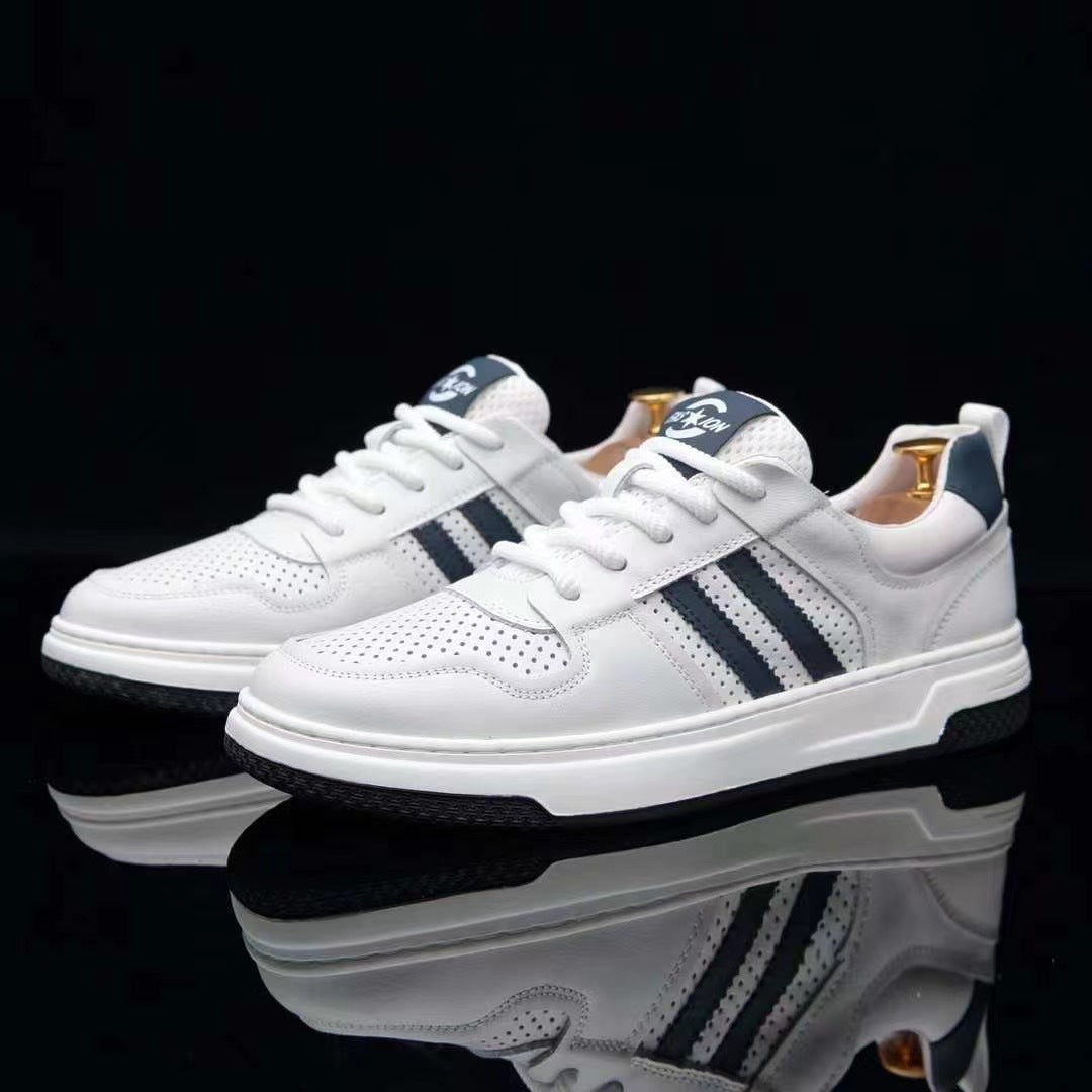 Men's Summer Stylish White Mesh Surface Hollowed Men's Shoes