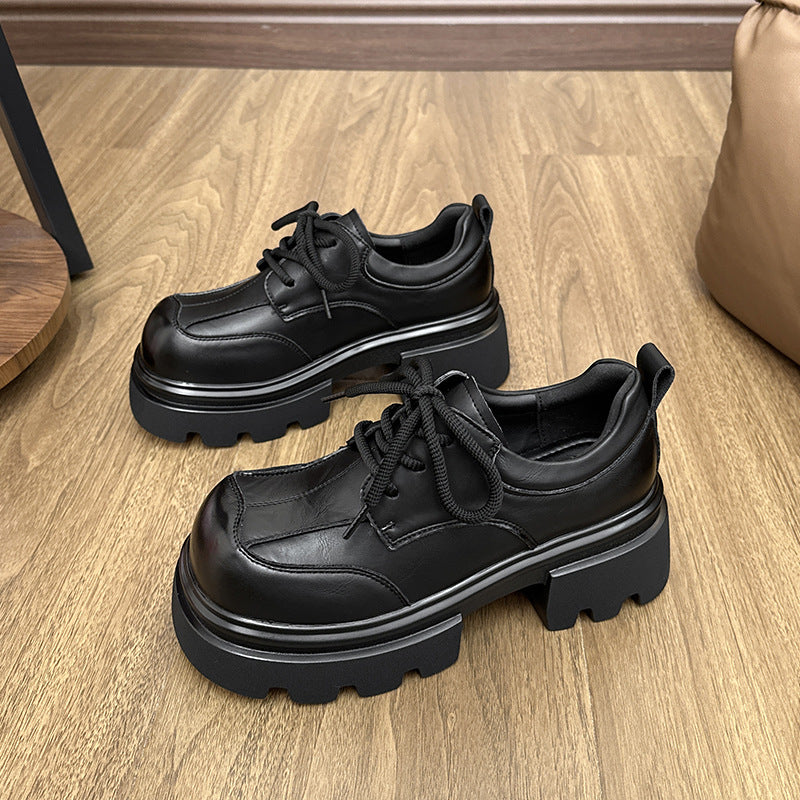Thick Sole Height Increasing Comfortable Martin Short Not Tired Feet Loafers